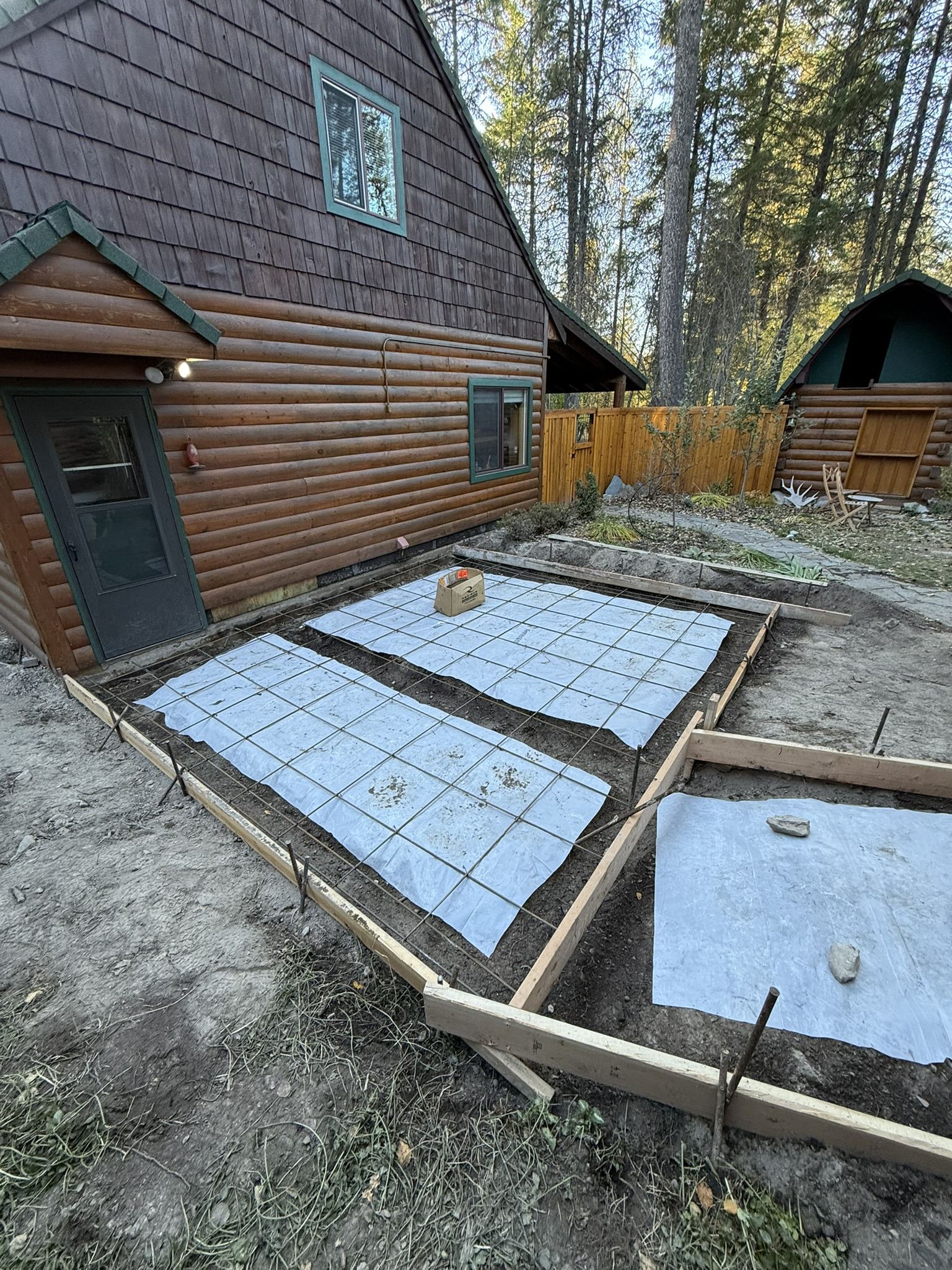 Foundation and structural prep for a lower level conversion